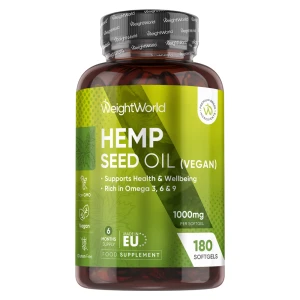 Hampefrøolie 1000mg