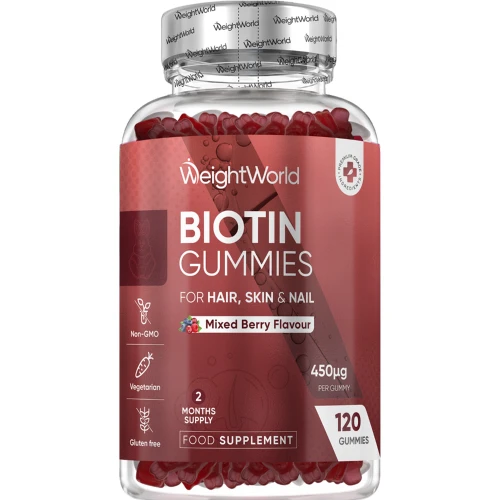 Biotin Vingummier 450 mcg