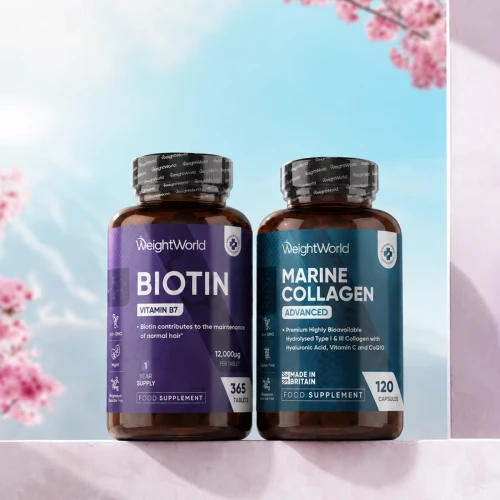 Skønhedspakke med kollagen og biotin