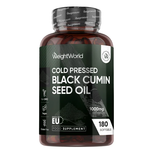 Koldpresset nigellafrøolie 1000 mg